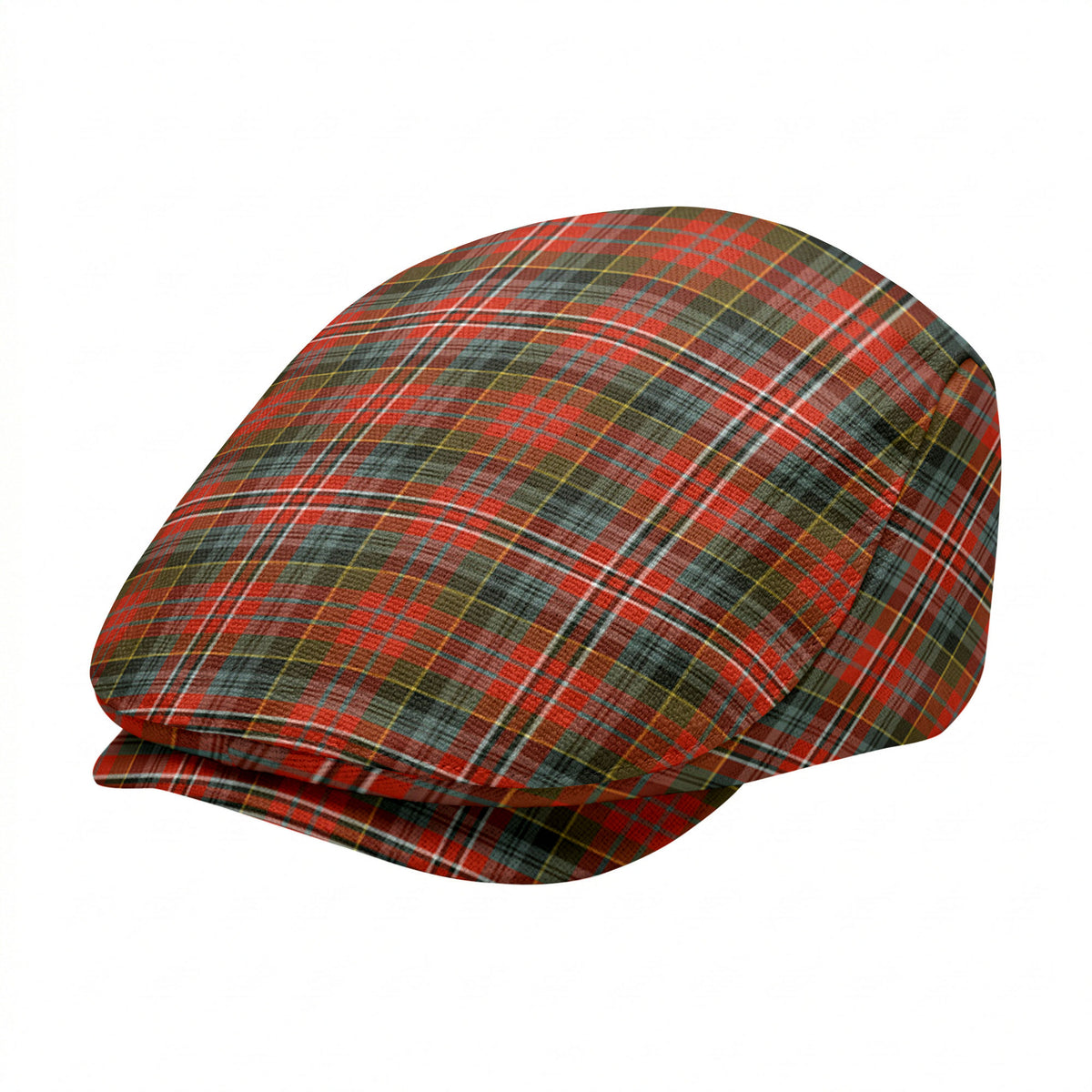 McPherson Weathered Tartan Flat Caps