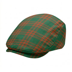 Menzies Green Ancient Tartan Flat Caps