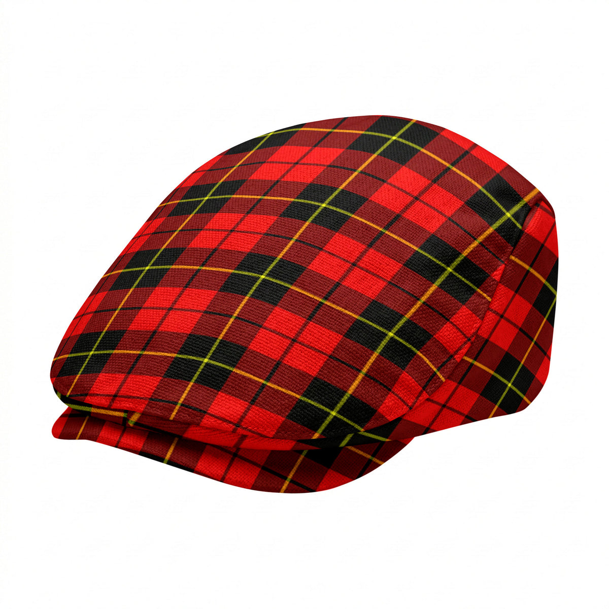 Wallace Hunting Red Tartan Flat Caps