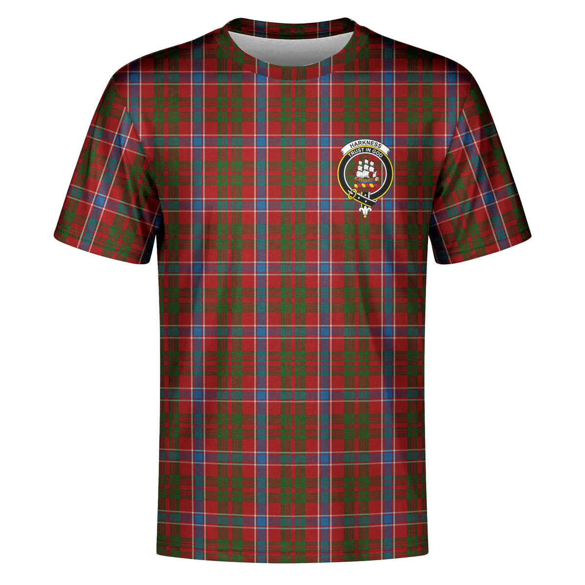 Harkness Dress Tartan Crest T-shirt