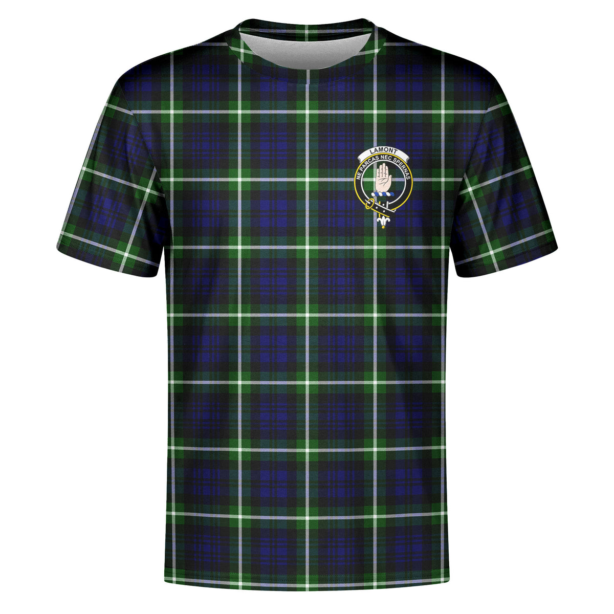 Lamont Modern Tartan Crest T-shirt