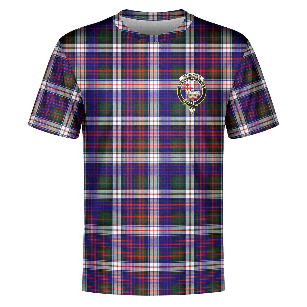 McDonald Dress Modern Tartan Crest T-shirt