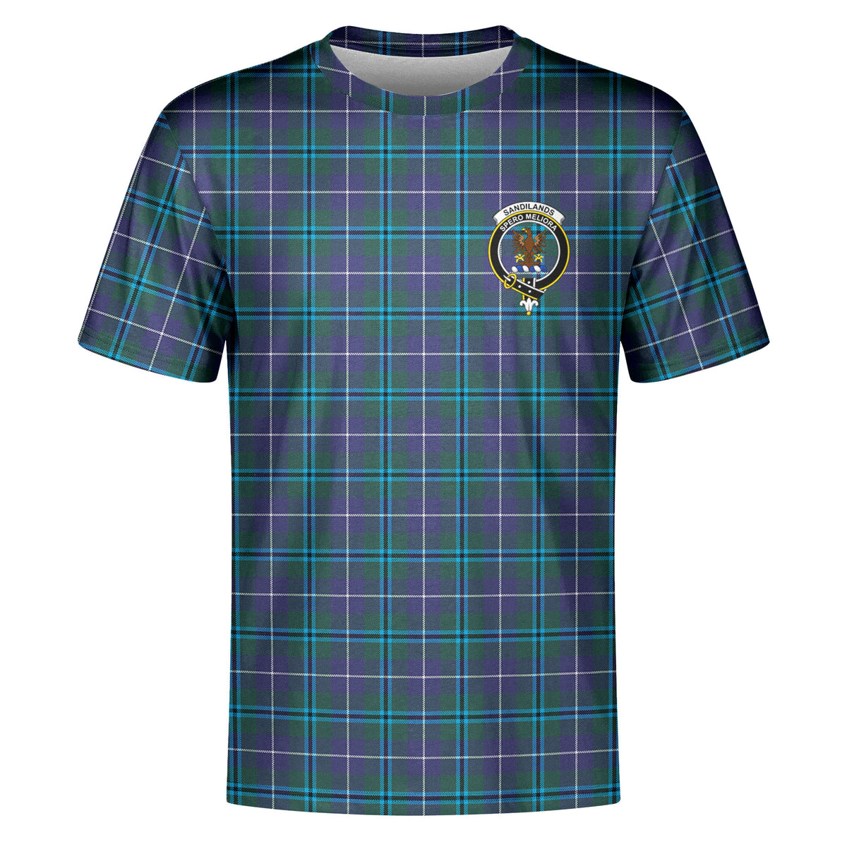 Sandilands Tartan Crest T-shirt