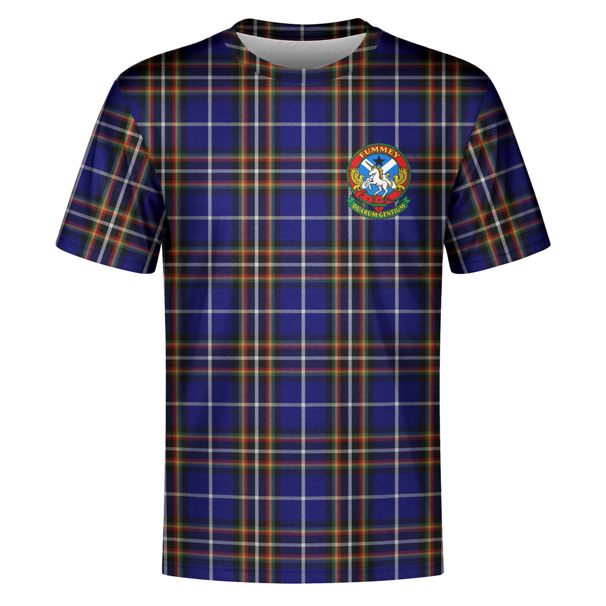 Scotland History Tours Tartan Crest T-shirt