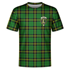 Wallace Hunting Modern Tartan Crest T-shirt