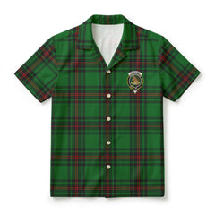 Beveridge Tartan Crest Hawaiian Shirt