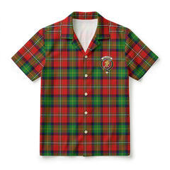 Fullerton Tartan Crest Hawaiian Shirt