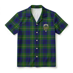 Johnston Modern Tartan Crest Hawaiian Shirt