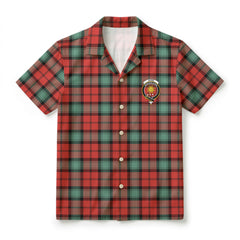 Kerr Ancient Tartan Crest Hawaiian Shirt