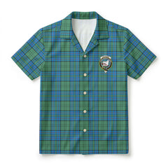 Lockhart Tartan Crest Hawaiian Shirt
