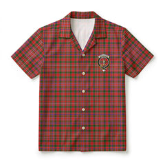 MacAlister Modern Tartan Crest Hawaiian Shirt