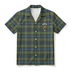MacLellan Ancient Tartan Crest Hawaiian Shirt