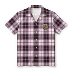 MacPherson Hunting Modern Tartan Crest Hawaiian Shirt