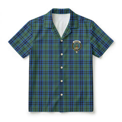 Marshall Tartan Crest Hawaiian Shirt