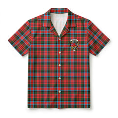 McDuff Modern Tartan Crest Hawaiian Shirt