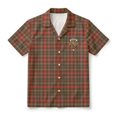 McIntosh Hunting Weathered Tartan Crest Hawaiian Shirt