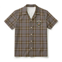 McIntyre Hunting Weathered Tartan Crest Hawaiian Shirt