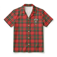 Monypenny Tartan Crest Hawaiian Shirt