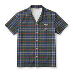 Ogilvie Hunting Modern Tartan Crest Hawaiian Shirt
