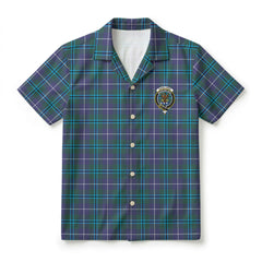 Sandilands Tartan Crest Hawaiian Shirt