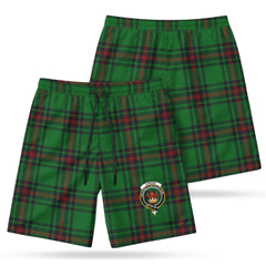 Lundin Tartan Crest Men's Beach Shorts