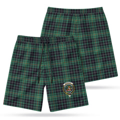MacAuley Hunting Ancient Tartan Crest Men's Beach Shorts
