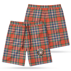 MacFarlane Ancient Tartan Crest Men's Beach Shorts