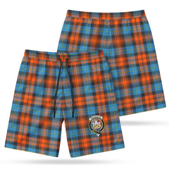 MacLachlan Ancient Tartan Crest Men's Beach Shorts