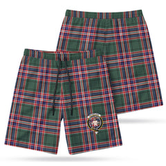 McFarlane Hunting Modern Tartan Crest Men's Beach Shorts
