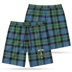 McKay Ancient Tartan Crest Men's Beach Shorts