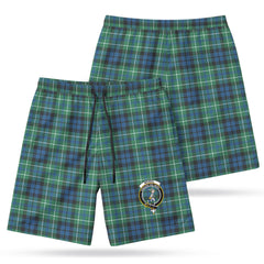 McNeil of Colonsay Ancient Tartan Crest Men's Beach Shorts