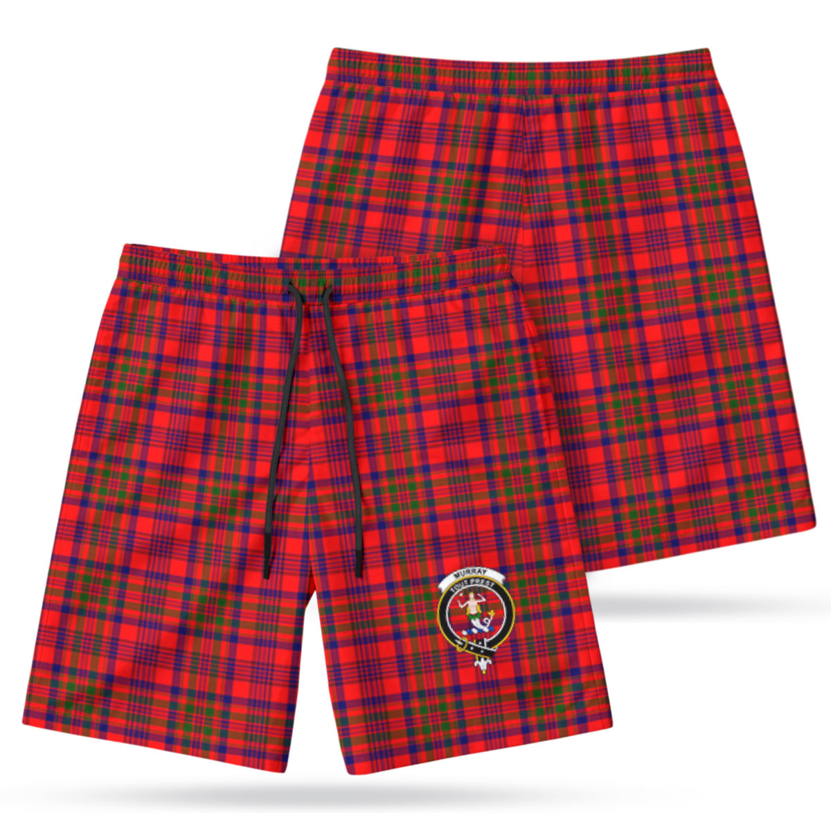 Murray (of Dysart) Tartan Crest Men's Beach Shorts