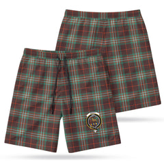 Scott Brown Ancient Tartan Crest Men's Beach Shorts