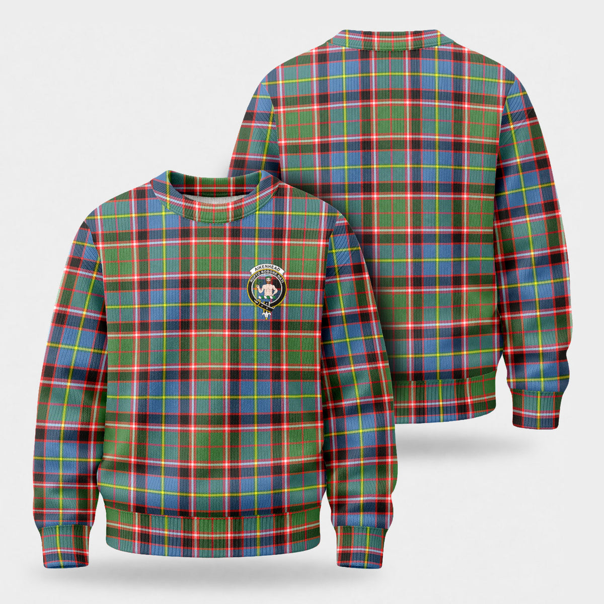 Aikenhead Tartan Crest Sweater