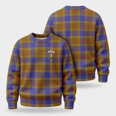 Balfour Modern Tartan Crest Sweater