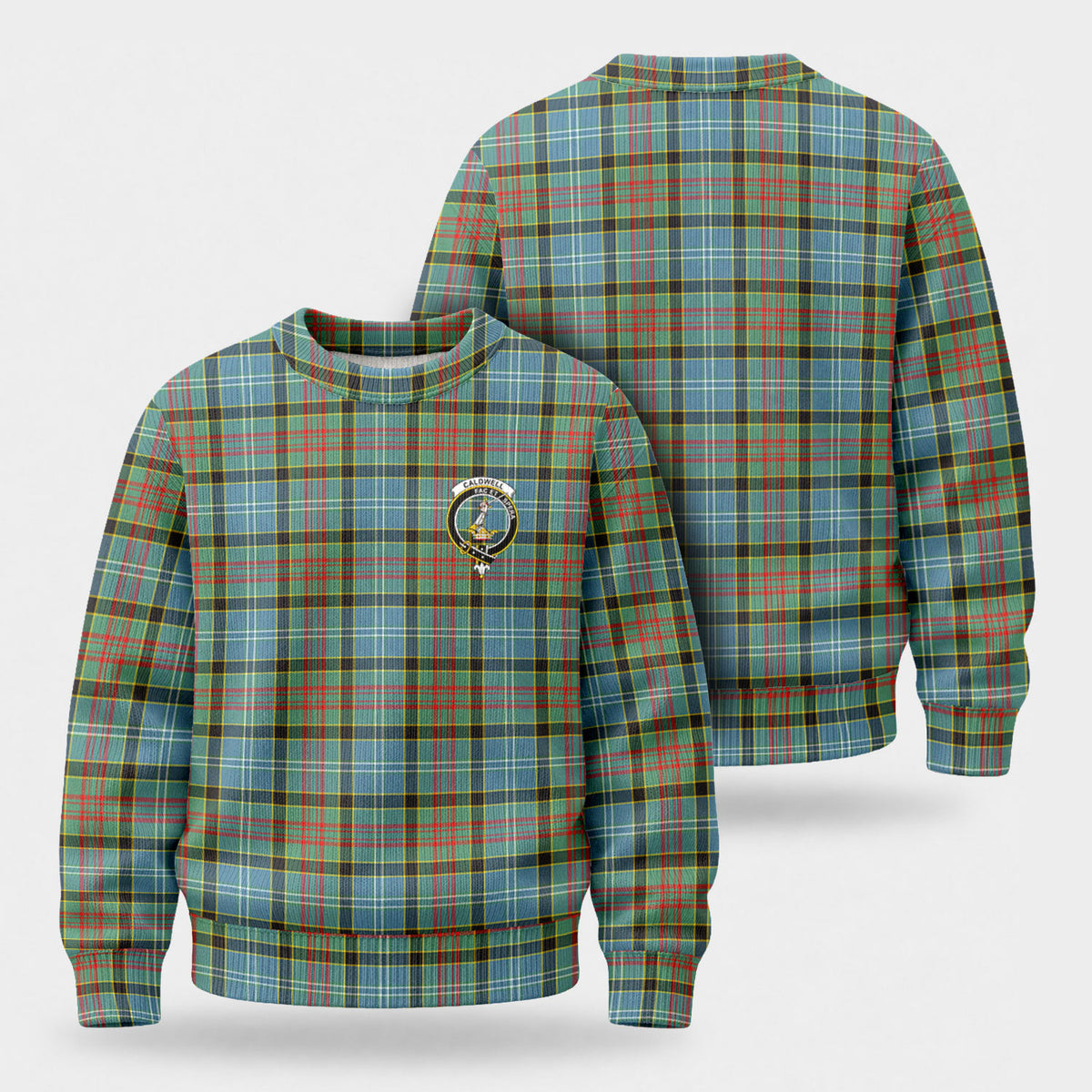 Caldwell Tartan Crest Sweater