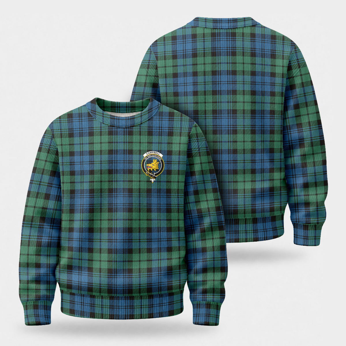 Campbell Ancient 02 Tartan Crest Sweater