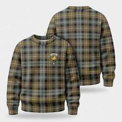 Campbell Argyll Weathered Tartan Crest Sweater