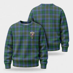 Cockburn Ancient Tartan Crest Sweater