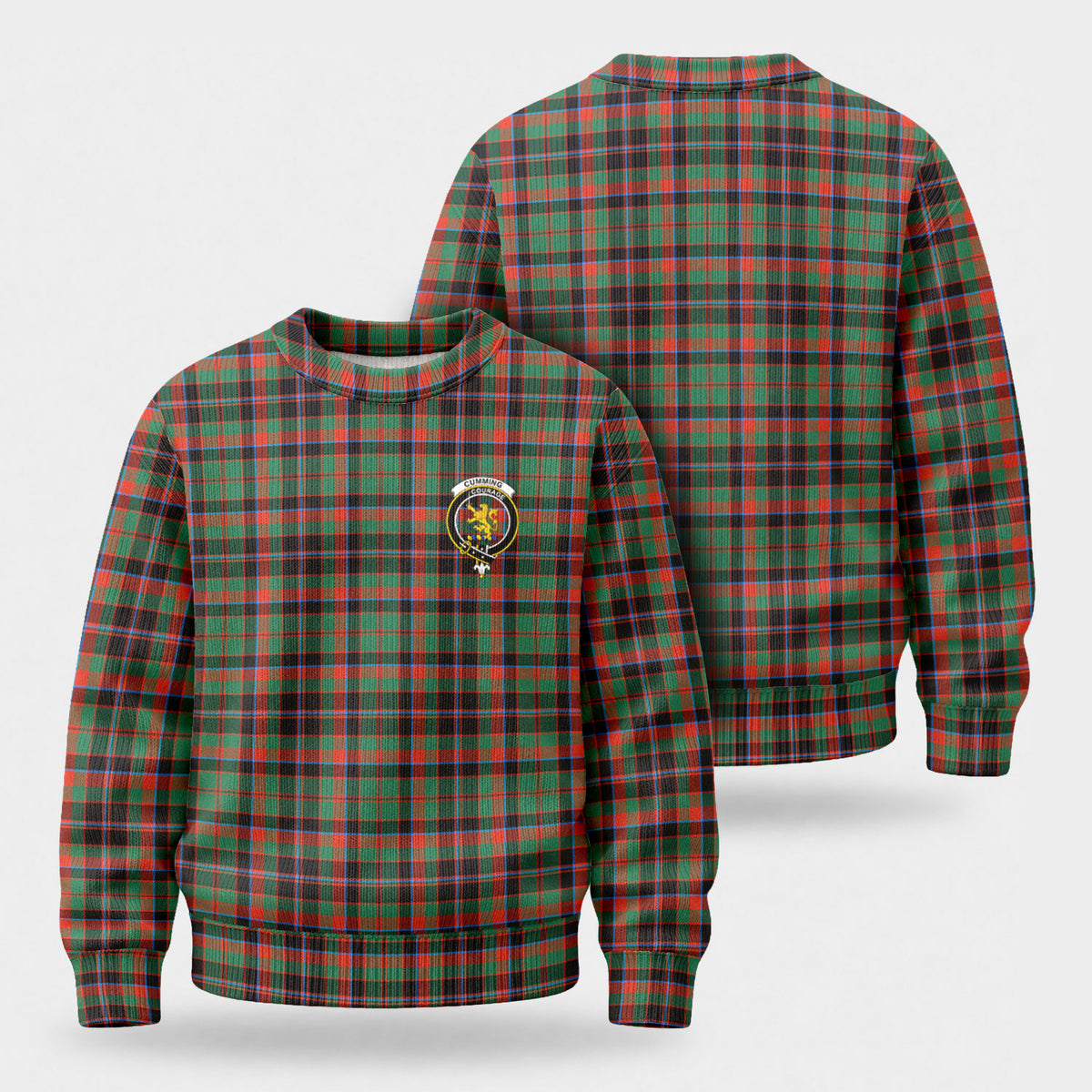 Cumming Hunting Ancient Tartan Crest Sweater