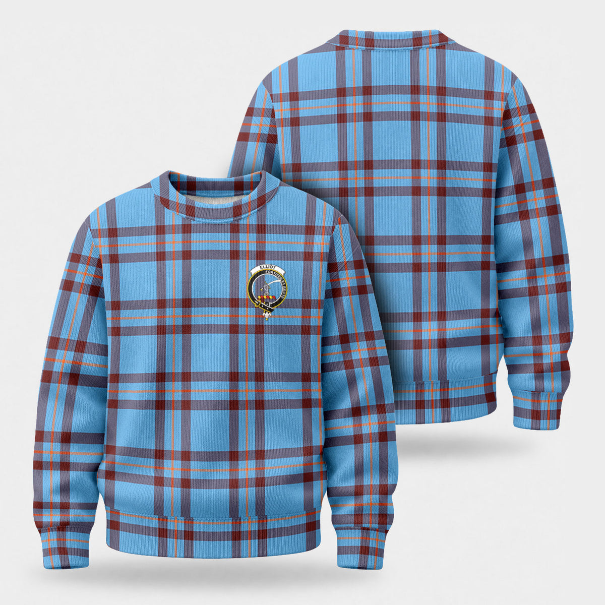 Elliot Ancient Tartan Crest Sweater