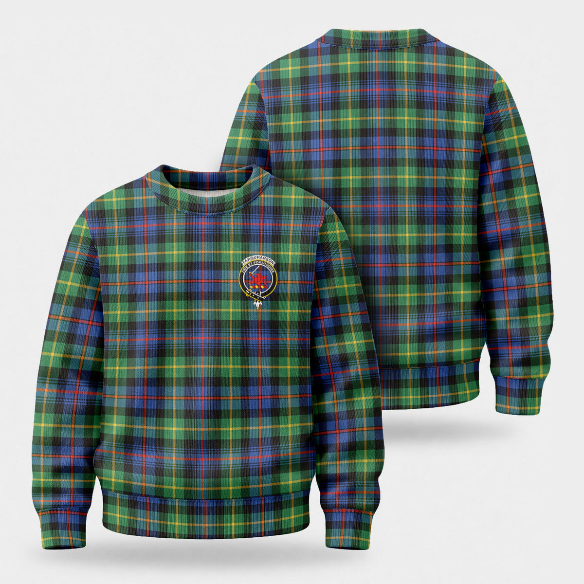 Farquharson Ancient Tartan Crest Sweater