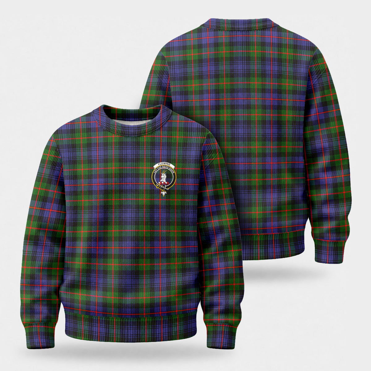 Fleming Tartan Crest Sweater