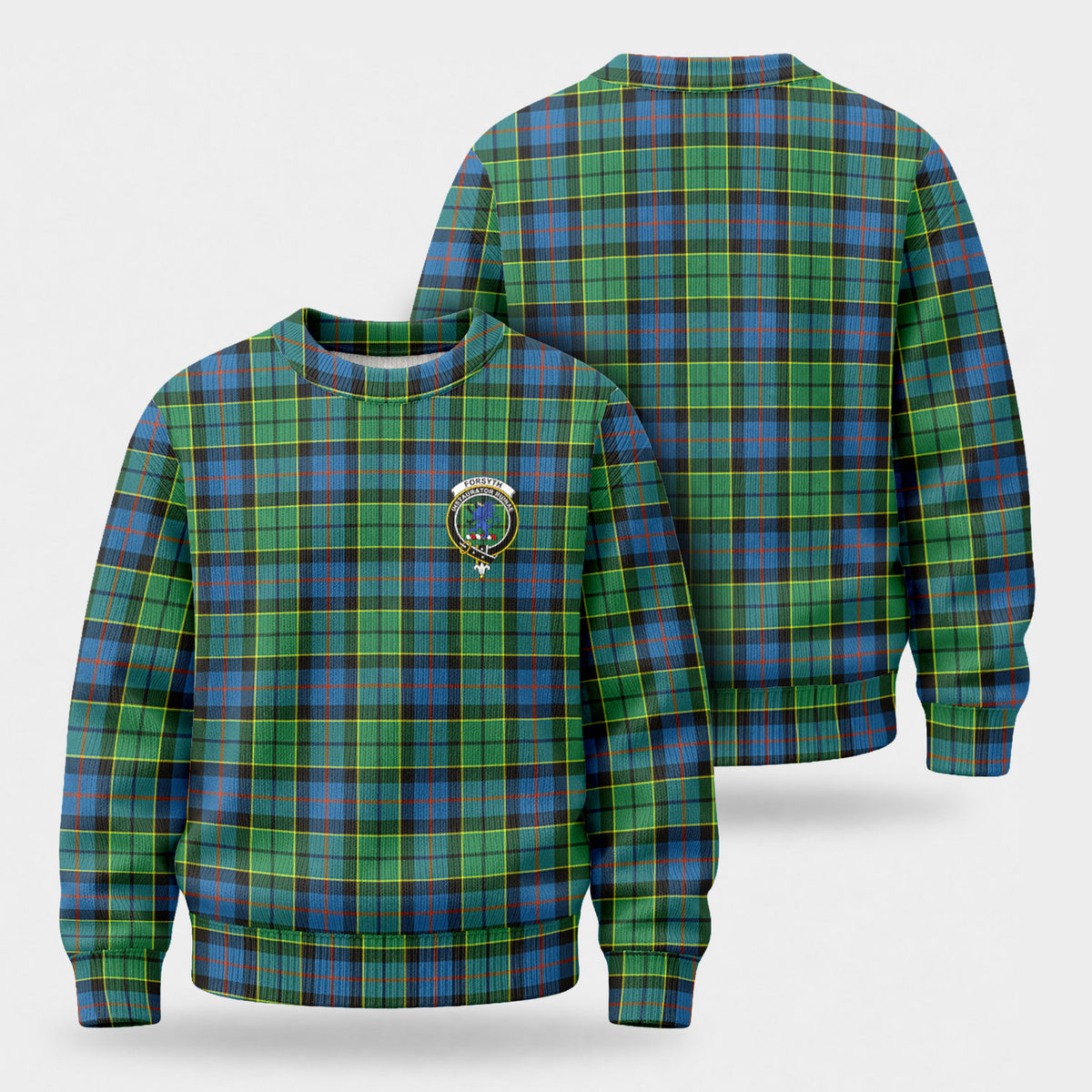 Forsyth Ancient Tartan Crest Sweater