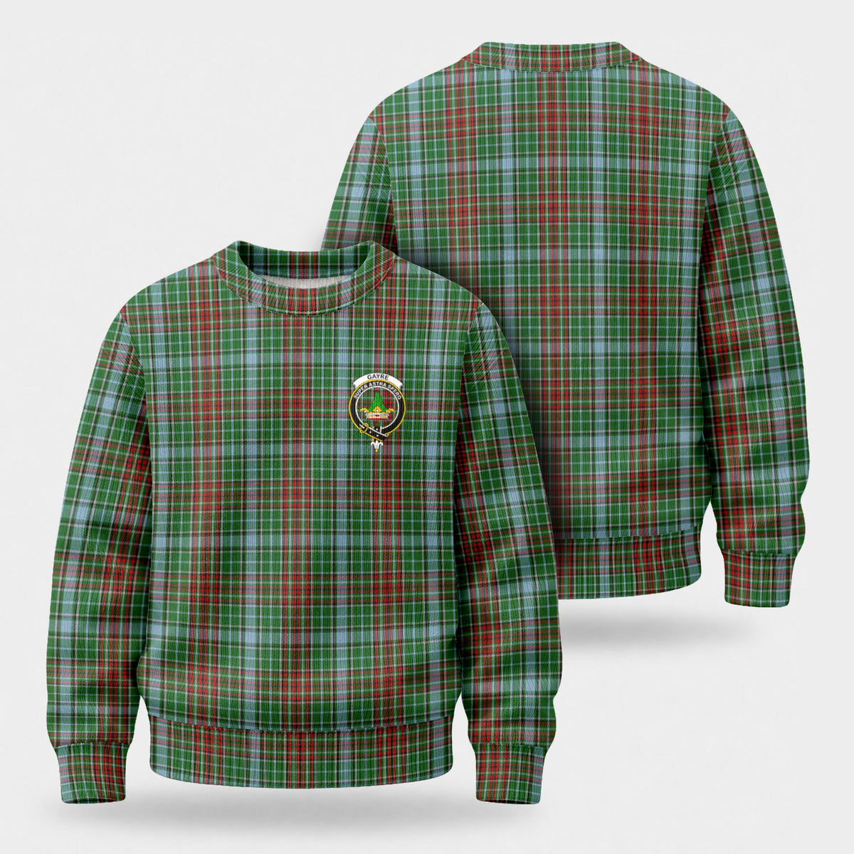 Gayre Tartan Crest Sweater