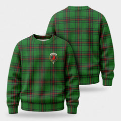 Halkerston Tartan Crest Sweater