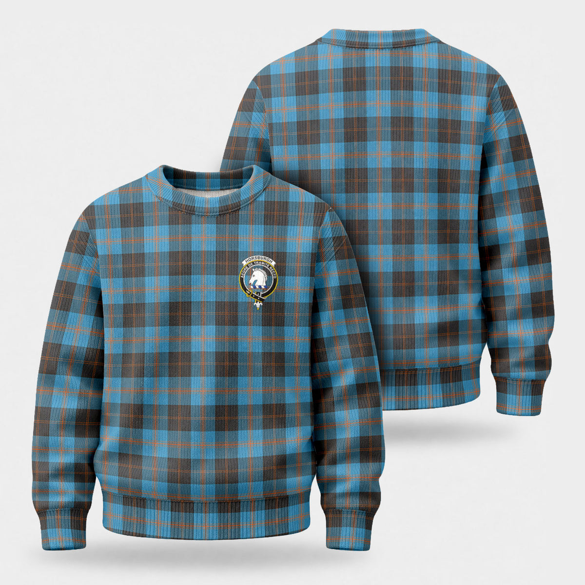 Horsburgh Tartan Crest Sweater