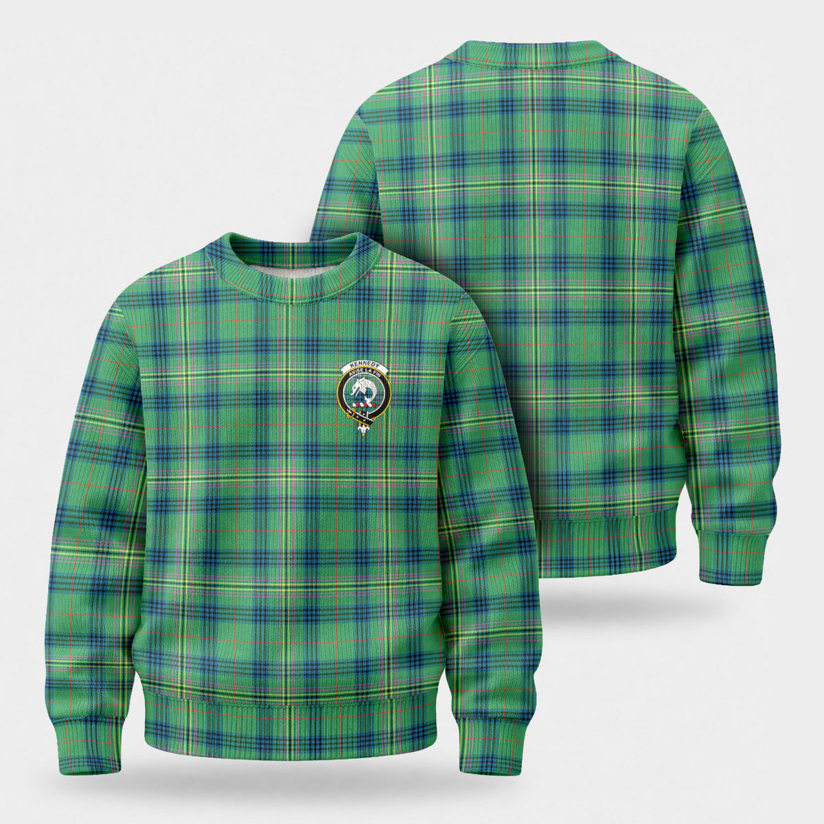 Kennedy Ancient Tartan Crest Sweater