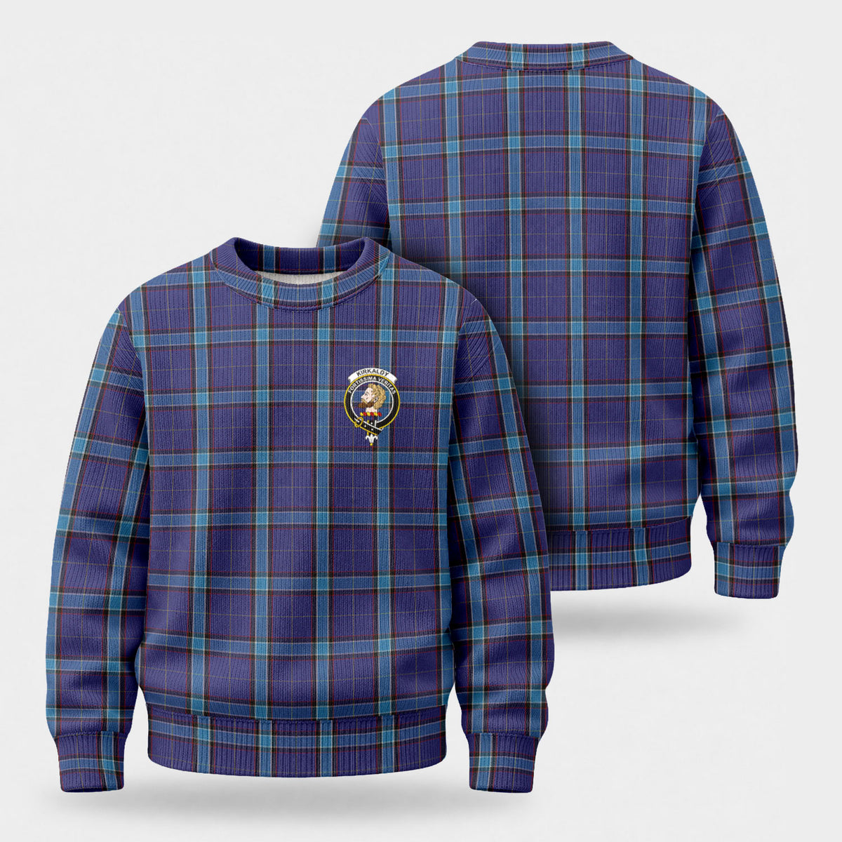 Kirkaldy Tartan Crest Sweater