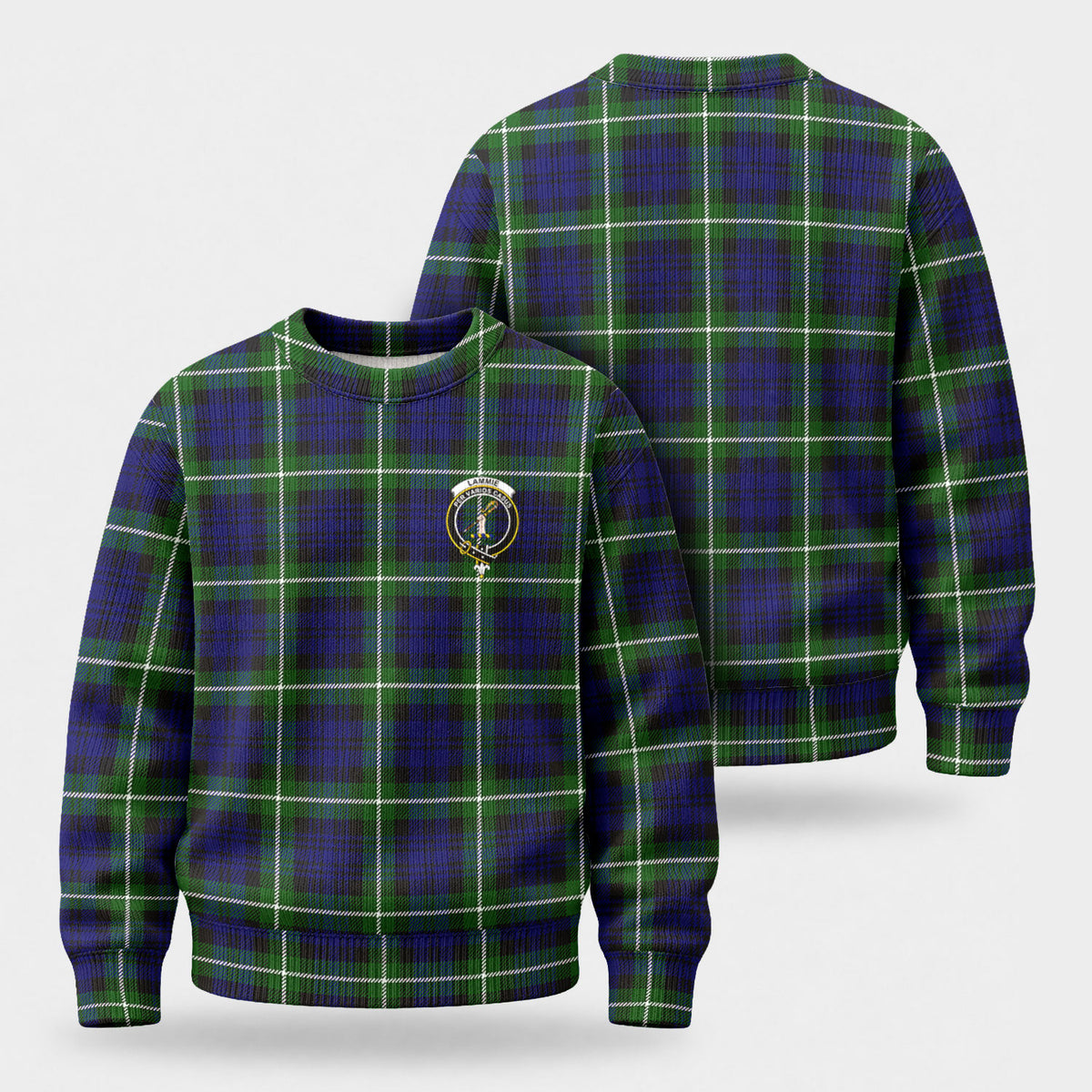 Lammie Tartan Crest Sweater